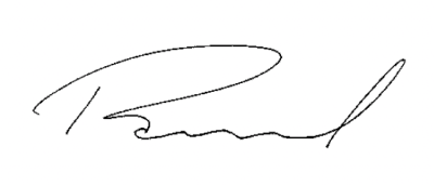 Robert Hasell, P.Eng. Signature