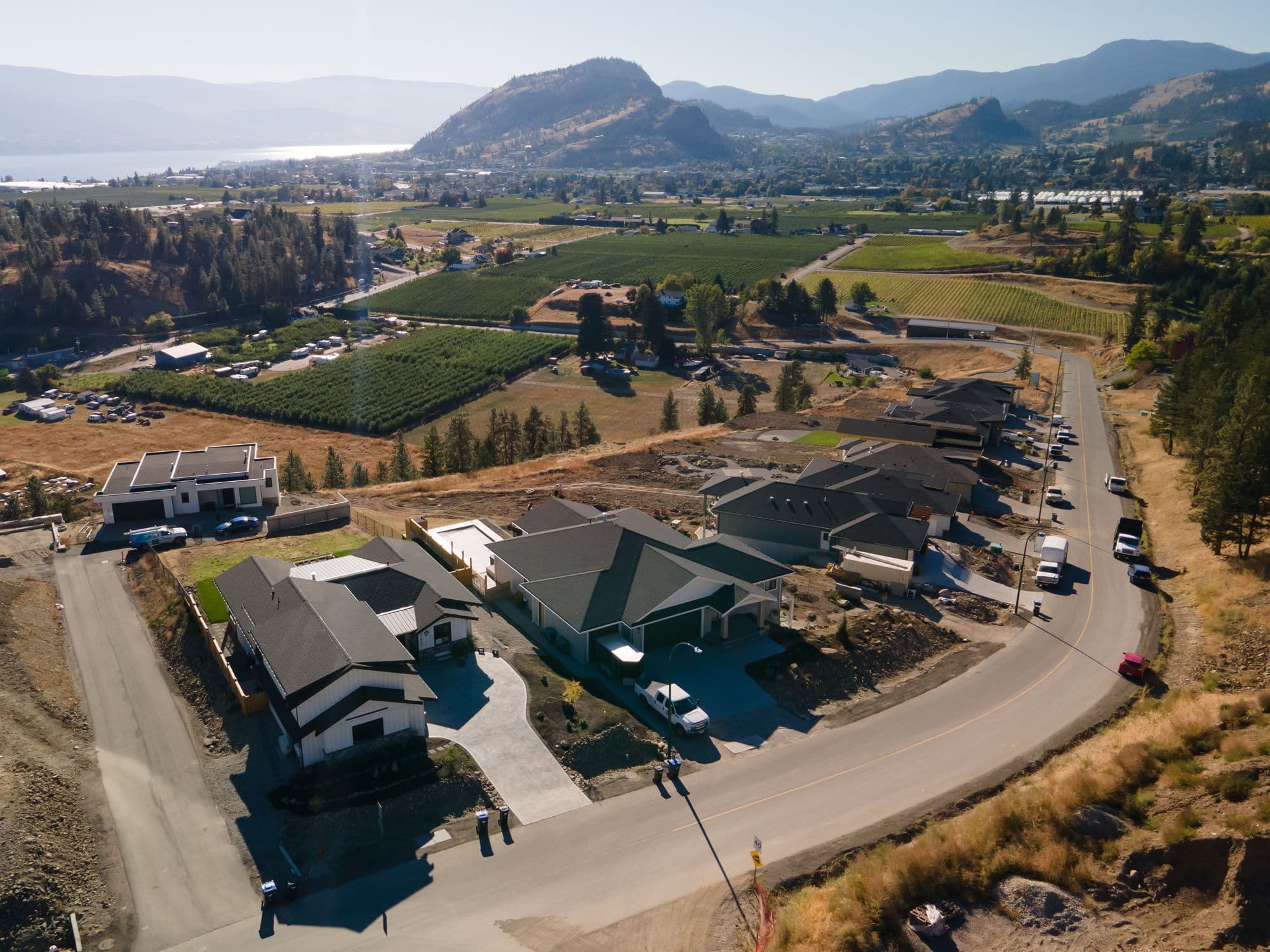 Hunter's Hill subdivision development in Kelowna, BC