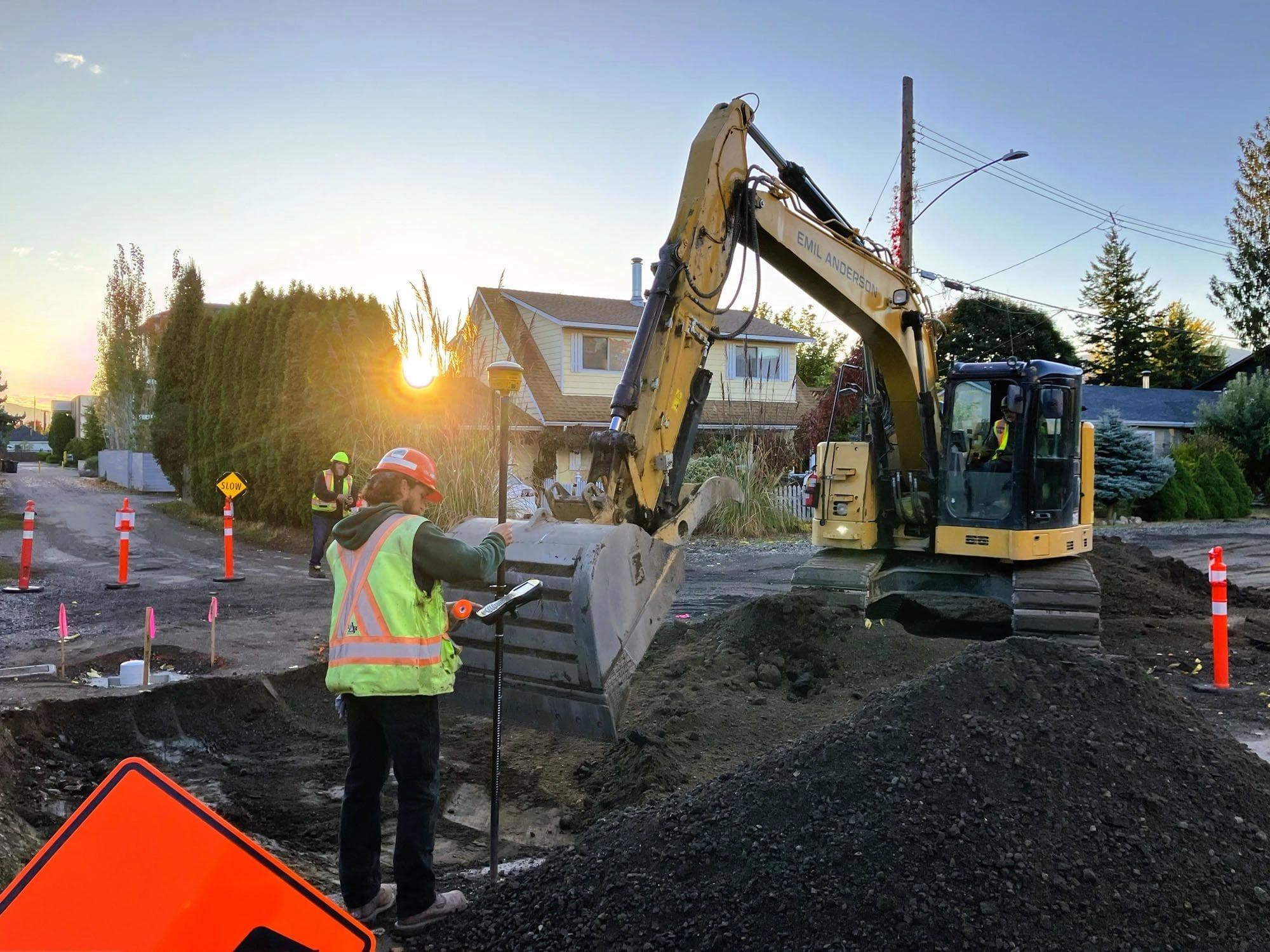 Excavation activities